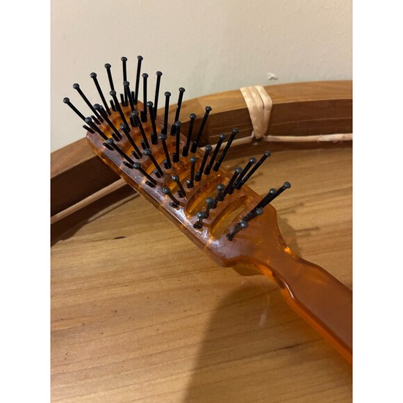 Vintage GOODY Tortoise Shell 6" Detangle Vented Blow Dry Hair Brush - Picture 3 of 4